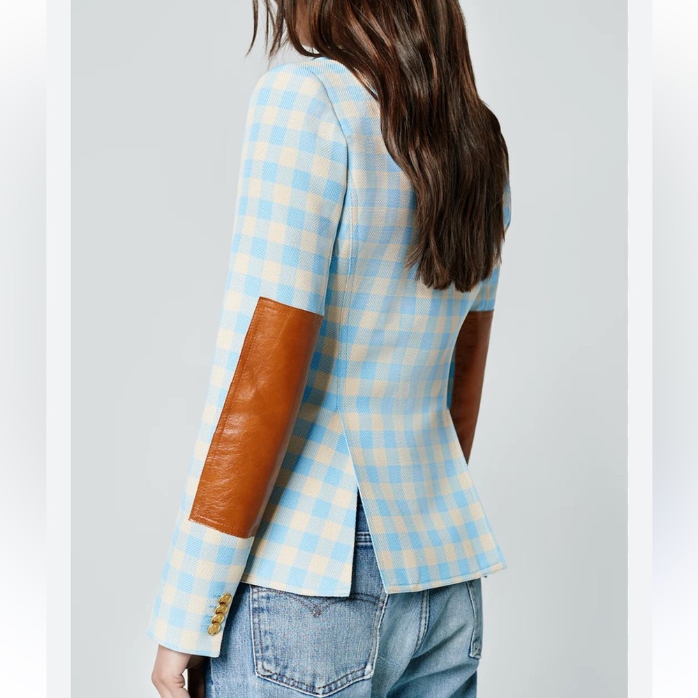 Smythe Duchess Leather Elbow Patch Blazer - image 4